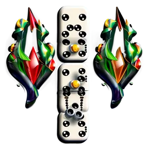 Classic Dominoes Set Png Lxg PNG Image