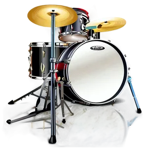 Classic Drum Kit Illustration Png Uyu5 PNG Image