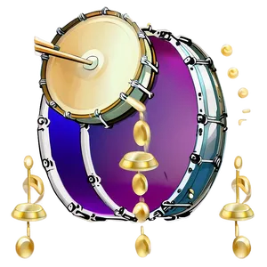 Classic Drum Set Png 90 PNG Image