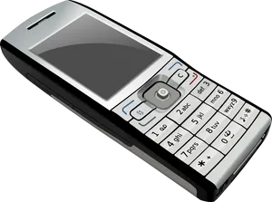 Classic Flip Phone Design PNG Image