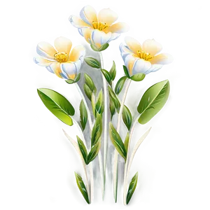 Classic Flower Illustration Png Otb39 PNG Image