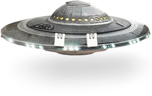 Classic Flying Saucer U F O PNG Image