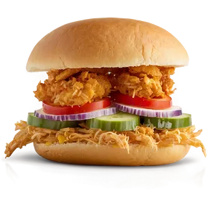 Classic Fried Chicken Sandwich Png 93 PNG Image