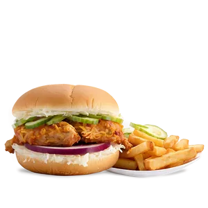 Classic Fried Chicken Sandwich Png Mfm83 PNG Image