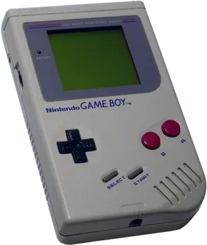 Classic Gameboy Console PNG Image