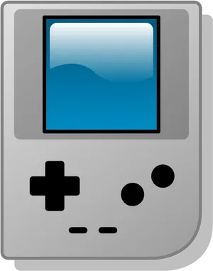 Classic_ Gameboy_ Vector_ Illustration.png PNG Image