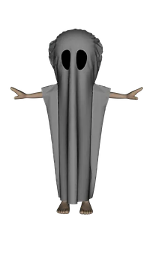 Classic Ghost Costume PNG Image