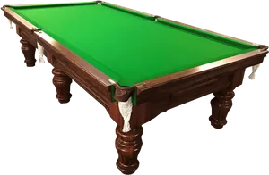 Classic Green Billiard Table.png PNG Image