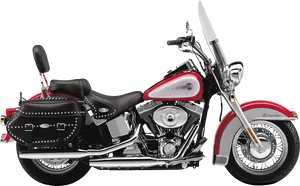 Classic Harley Davidson Motorcycle PNG Image