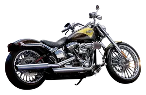 Classic Harley Davidson Motorcycle PNG Image