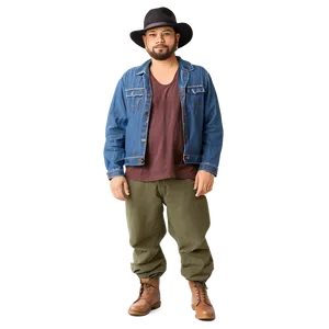 Classic Hobo Outfit Png 06242024 PNG Image