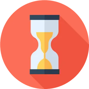 Classic Hourglass Icon PNG Image