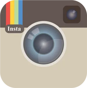 Classic Instagram Icon PNG Image