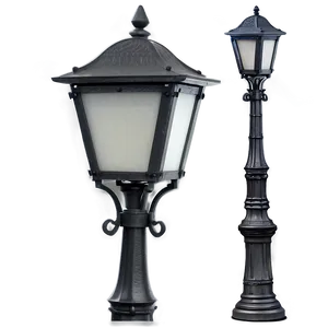 Classic Iron Light Post Png 38 PNG Image