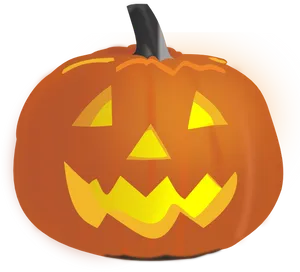 Classic Jack O Lantern Face PNG Image