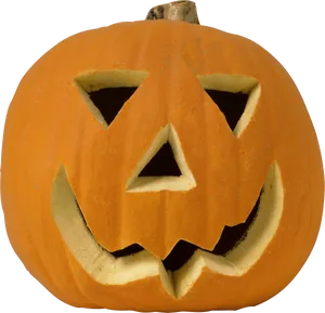 Classic Jack O Lantern Pumpkin PNG Image