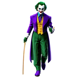 Classic Joker Character Png Inb41 PNG Image