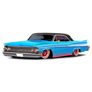 Classic Lowrider Car Design Png Ysu12 PNG Image