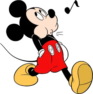 Classic_ Mickey_ Mouse_ Pose PNG Image