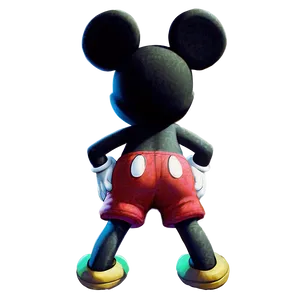 Classic Mickey Mouse Shadow Png Rku3 PNG Image