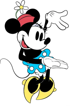 Classic Minnie Mouse Pose PNG Image