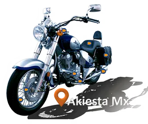 Classic Motorcycle Branding Graphic PNG Image