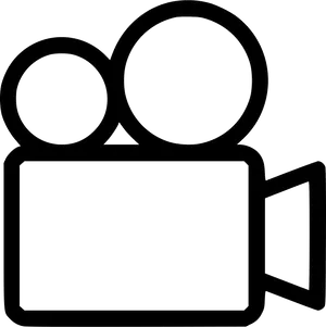 Classic Movie Camera Icon PNG Image