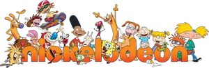 Classic Nickelodeon Characters PNG Image