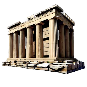 Classic Parthenon Architecture Png 06252024 PNG Image