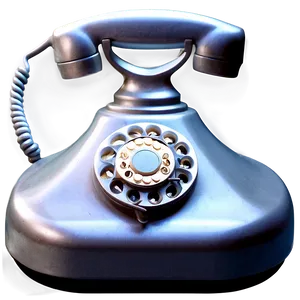 Classic Phone Design Png Iey PNG Image