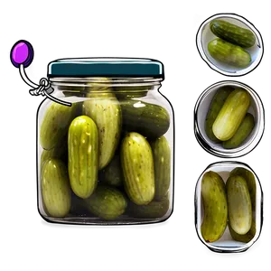 Classic Pickle Jar Png Krg PNG Image