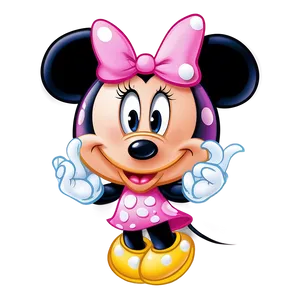 Classic Pink Minnie Mouse Look Png 06212024 PNG Image