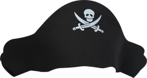 Classic Pirate Hat Skulland Crossbones PNG Image