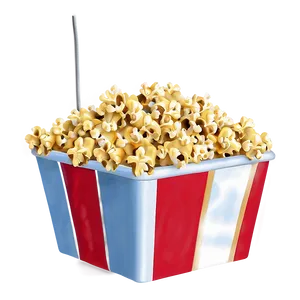 Classic Popcorn Bucket Png 06132024 PNG Image