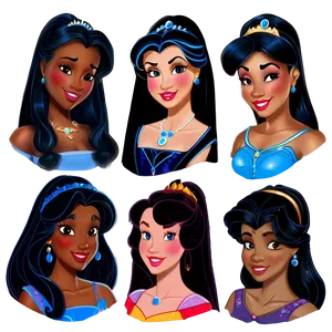 Classic Princesses Portraits Png 43 PNG Image