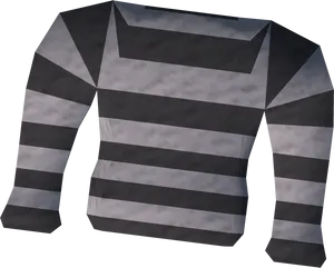 Classic Prison Uniform Shirt PNG Image