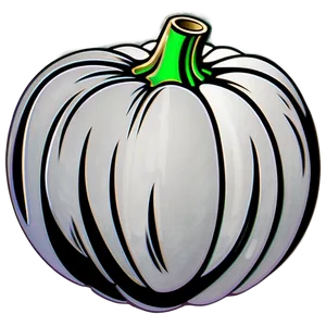 Classic Pumpkin Outline Design Png Bmu PNG Image