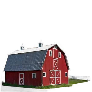 Classic Red Barn Png Ryf PNG Image