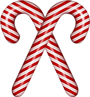 Classic Redand White Candy Cane PNG Image