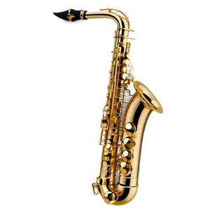 Classic Saxophone Design Png Kth86 PNG Image