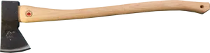 Classic Single Bit Axe PNG Image