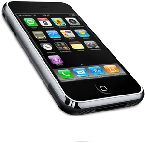 Classic Smartphone Display PNG Image