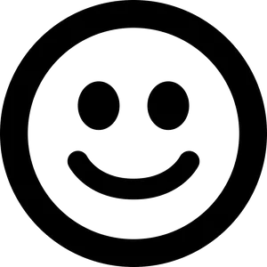 Classic Smiley Face Emoji.png PNG Image