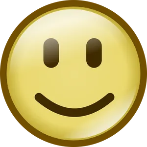 Classic Smiley Face Emoticon.png PNG Image