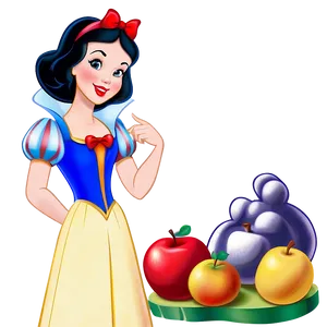 Classic Snow White Illustration Png 05062024 PNG Image