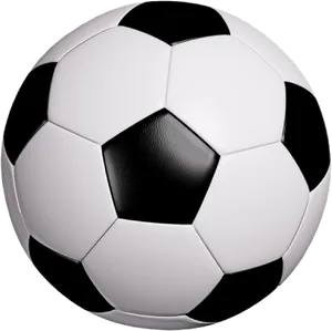 Classic Soccer Ball PNG Image