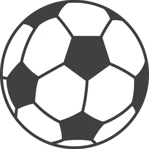 Classic Soccer Ball Clipart PNG Image