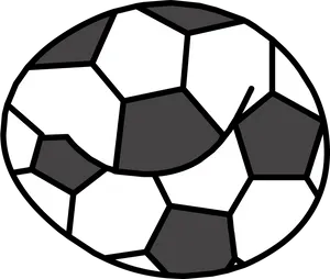 Classic Soccer Ball Illustration PNG Image