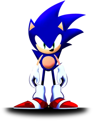 Classic Sonic Pose.png PNG Image