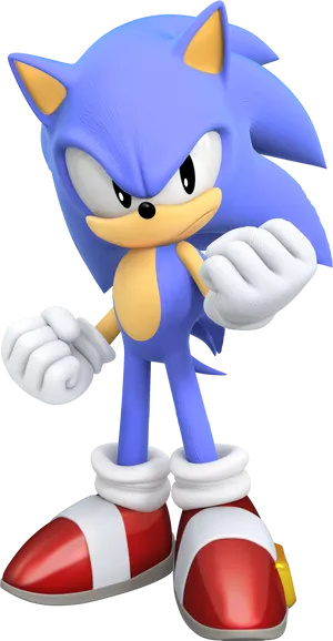 Classic Sonic Pose.png PNG Image